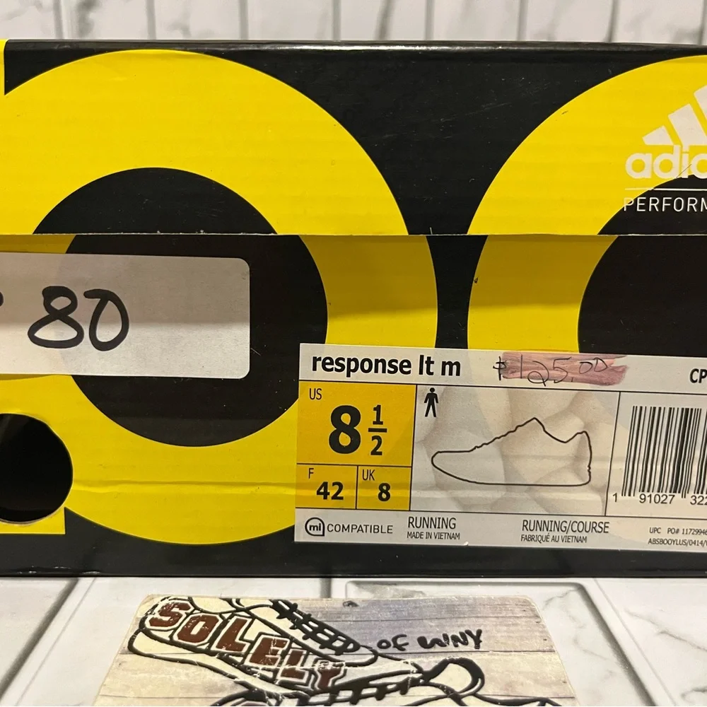 New Adidas Response LT Boost Navy Blue Running Shoes Ultra Boost Gym Training - Picture 13 of 16